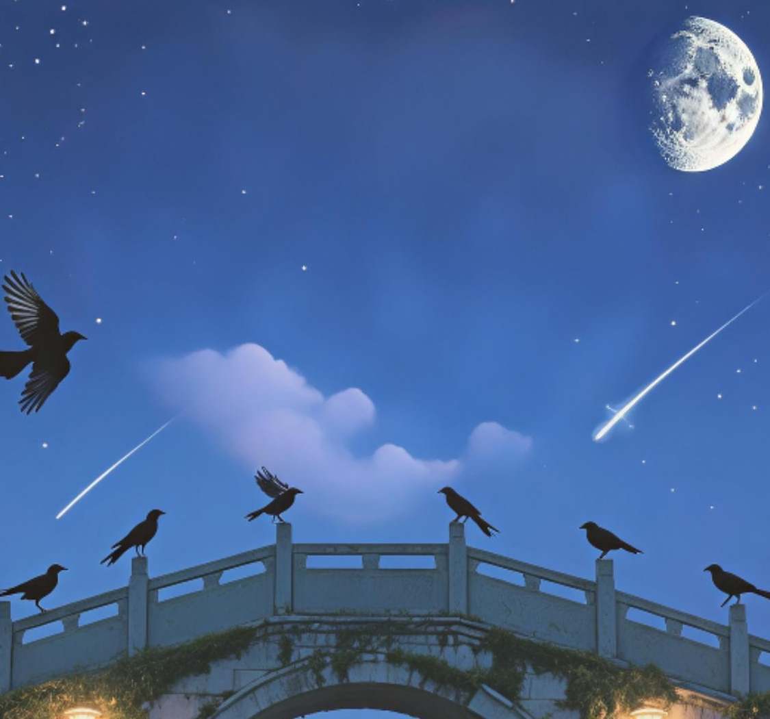 想与你一起，不止今夕，不止七夕，而在朝夕。七夕节快乐！