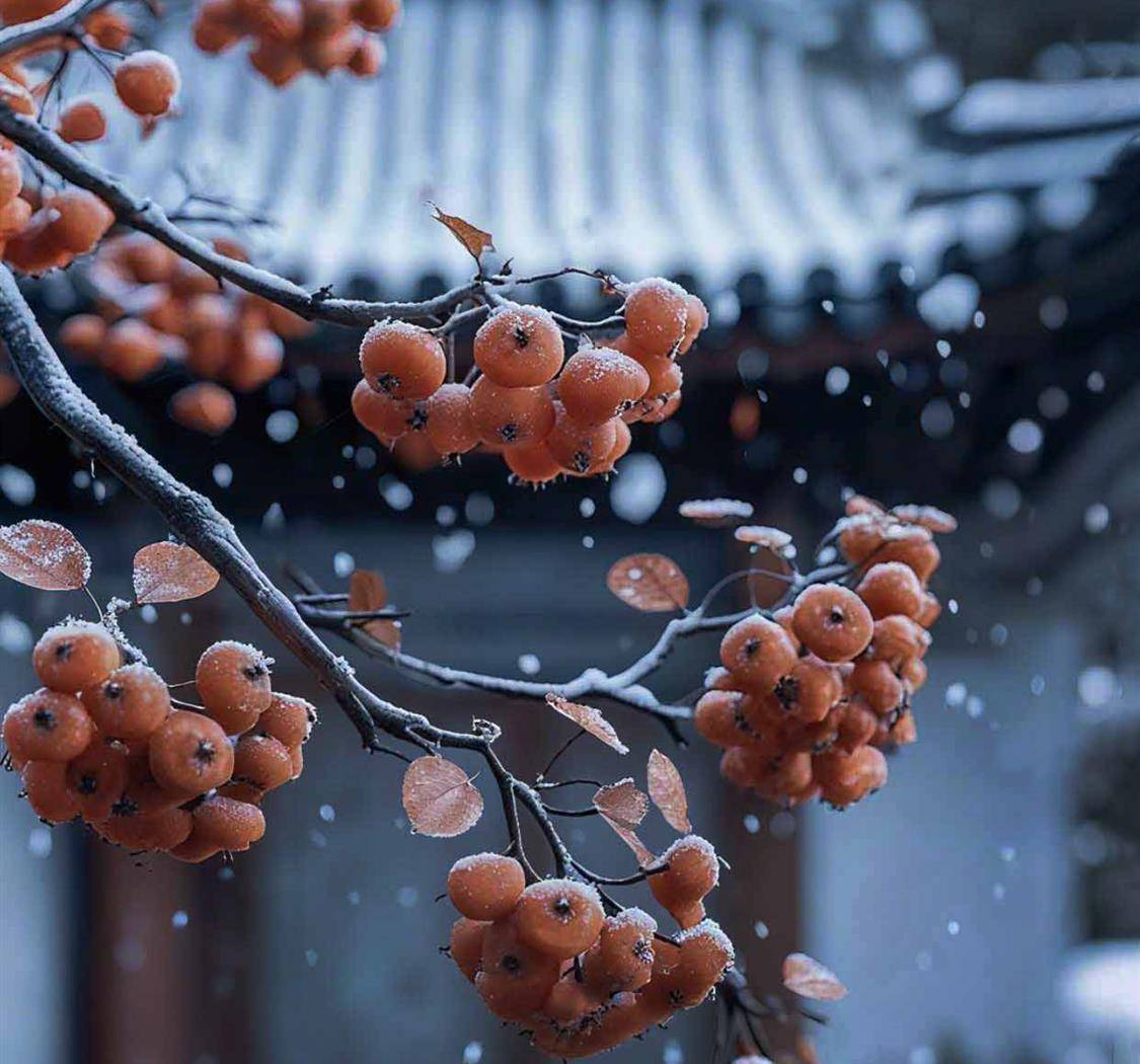 小雪初降，浅冬薄念，烟火盛处，安宁祥和。